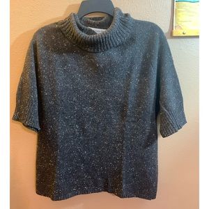 Vintage Jones of New York Brown Wool Tweed Turtle Neck Sweater